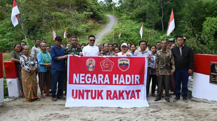Bupati Humbahas Tinjau Jembatan di Pulo Godang dan Peadungdung