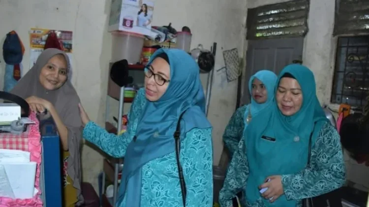 TP PKK Padangsidimpuan Mantapkan Persiapan Evaluasi Desa Bersih Sehat