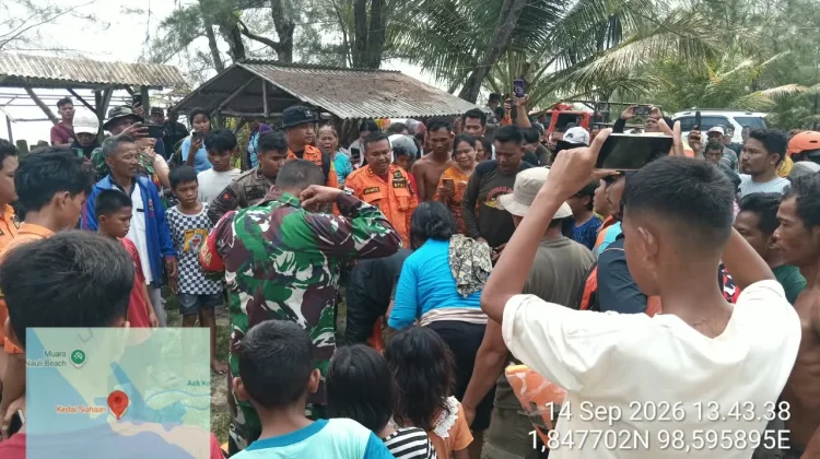 Korban Hanyut di Sungai Kualo Sorkam Tapteng Ditemukan
