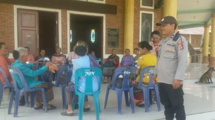 Polres Toba Siagakan Personel Amankan Ibadah Gereja