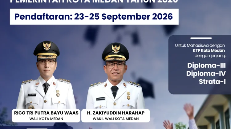 Pemko Medan Buka Pendaftaran Program Beasiswa SIMB 2026