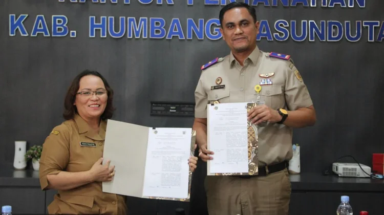 Pemkab Humbahas dan Kantah Kerja Sama Tata Kelola Pertanahan