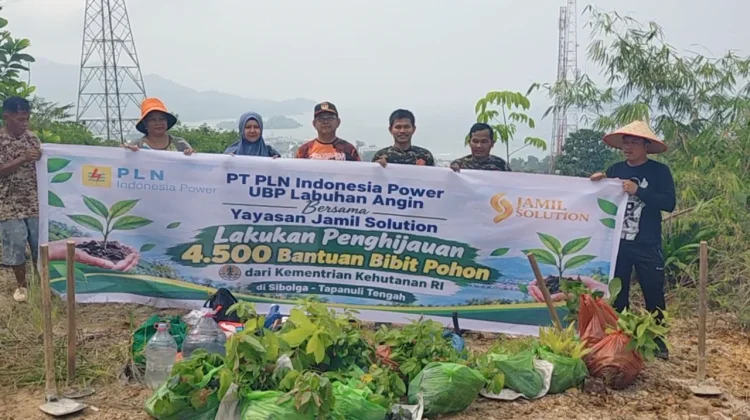 Yayasan Jamil Solution dan PPM Tanam Bibit Pohon di Sibolga dan Tapteng