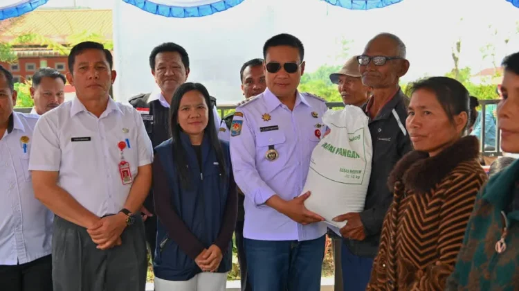 Bupati Humbahas “Bantuan Pangan Beras Tidak Boleh Diperjual Belikan”