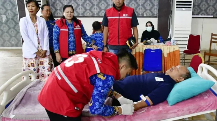 PMI Kabupaten Tapteng Gelar Aksi Donor