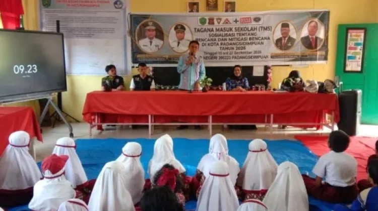 Edukasi Mitigasi Bencana, TAGANA Masuk Sekolah Jangkau Tiga Lembaga