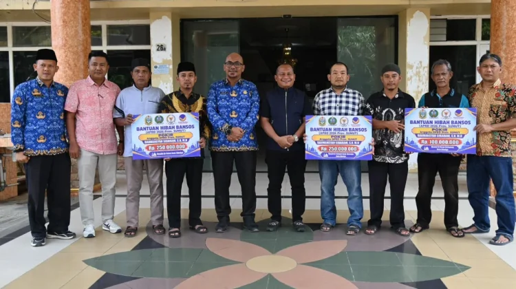 DPRD Sumut Salurkan Hibah Pokir Rp600 Juta untuk 3 Masjid di Sibolga