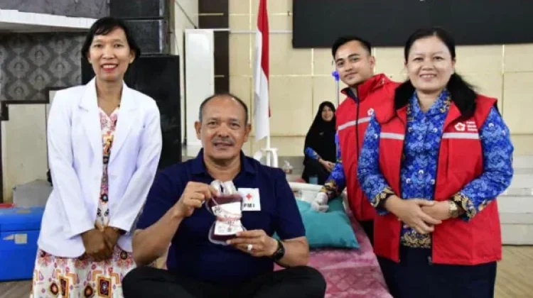 PMI Tapanuli Tengah Gelar Aksi Donor Darah Peringati HUT ke-81