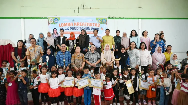 Bunda PAUD Tapteng Buka Lomba Kreativitas Anak