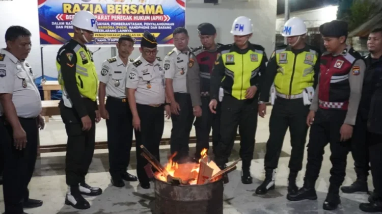 Lapas Sibolga Bersama APH Razia Blok Hunian dan Tes Urine Warga Binaan