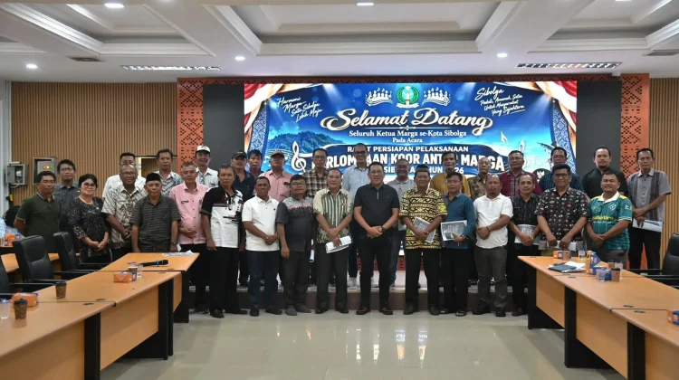 Wakil Wali Kota Sibolga Pimpin Persiapan Perlombaan Koor Antar Marga