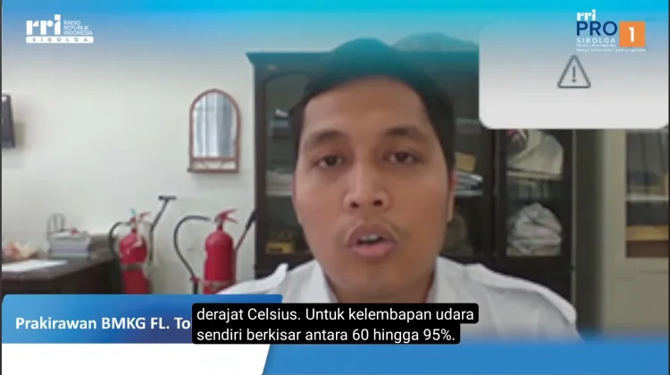 BMKG Prediksi Cuaca Sibolga dan Tapanuli Tengah Cerah Berawan