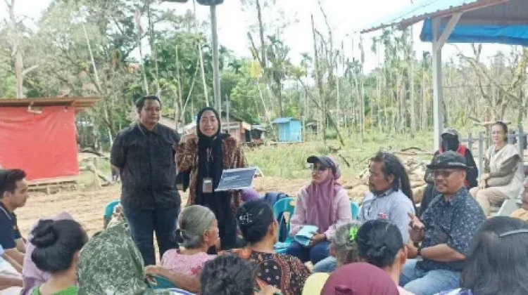 Tim Kementerian PPPA Tinjau Kebun Pangan Perempuan di Kab. Tapanuli Tengah
