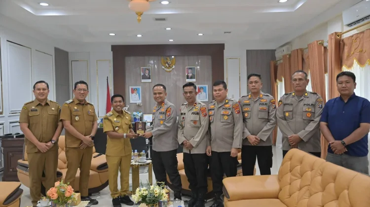 Wali Kota dan Wakil Wali Kota Sibolga Terima Silaturahmi Kapolres Sibolga