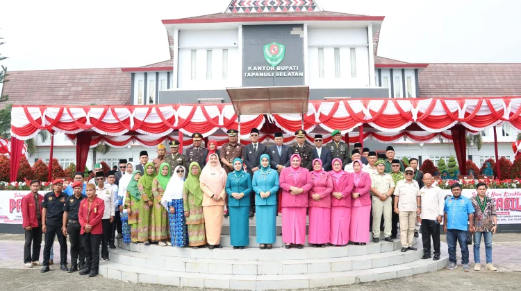 Bupati Tapsel Gus Irawan Pasaribu Irup Hari Kesaktian Pancasila 2026