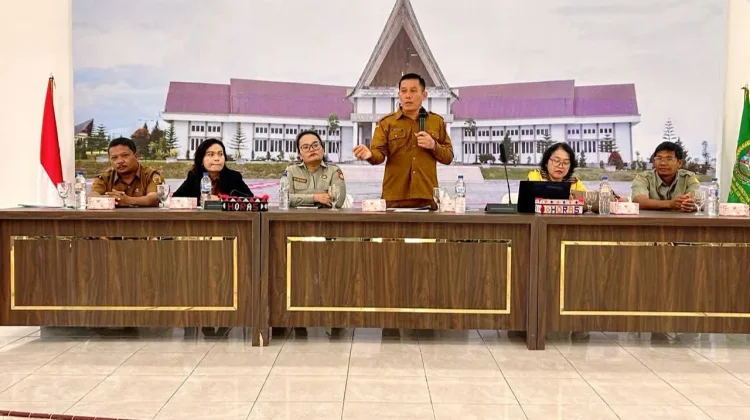Pemkab Humbahas Laksanakan Bimtek Kapasitas Petani Bawang Putih