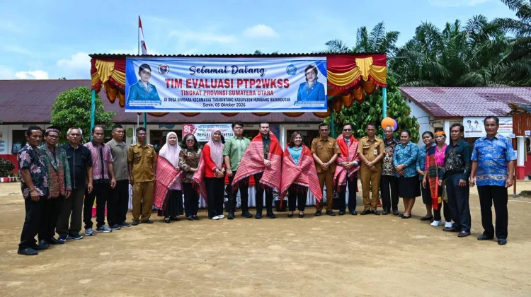 Tim PTP2WKSS Sumut Evaluasi Desa Simbara Tarabintang