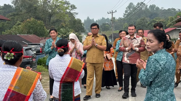 Pemkab Taput Hadiri Evaluasi PT. P2W-KSS di Desa Sibaganding