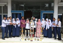 SMPN 1 Sibolga Raih Juara 3 Umum Marching Band Tingkat Provinsi
