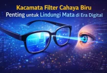 Kacamata Filter Cahaya Biru Penting untuk Lindungi Mata di Era Digital