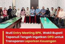 Wakil Bupati Tapteng ingatkan OPD untuk Transparan Laporkan Keuangan