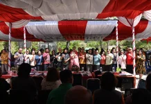 Perdana, Bupati Humbahas Hadiri Musrenbang RKPD Sijamapolang