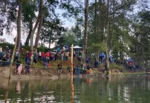 Lomba Mancing Dongkrak Daya Tarik Wisata Tao Silosung di Lintongnihuta