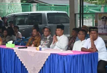 Bupati Humbahas Buka Puasa Bersama Warga Desa Parmonangan Pakkat