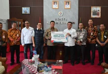 Bupati Humbahas Apresiasi Bantuan PT Inalum untuk Gereja Korban Banjir
