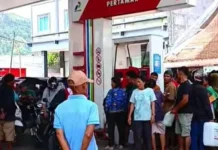 Sejumlah SPBU di Sibolga dan Tapteng Masih Padat