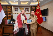Bupati Humbahas Perkuat Sinergi dengan Setmilpres RI saat Temu resmi RI