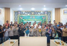 Pererat Sinergitas, Polres Tapteng Gelar Buka Puasa Bersama Insan Pers