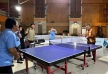 Wakil Bupati Taput Buka Turnamen  Tenis Meja IAKN