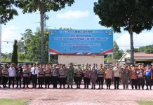 Bupati Ikuti “Apel Gelar Pasukan Operasi Ketupat 2026” di Polres Humbahas