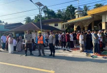 Polres Tapteng Kerahkan 99 Personel Amankan Sholat Idul Fitri