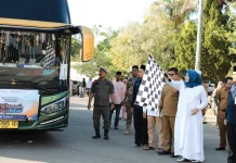 Wabup Madina Lepas 133 Jemaah Manasik Haji