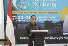 Bupati Humbahas Tutup Rakortekrenbang Kawasan Konservasi Rawan Bencana