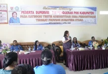 Ketua TP PKK Humbahas Supervisi Tertib Administrasi di Desa Baringin