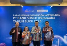 Bupati Humbahas Hadiri RUPS PT Bank Sumut di Medan