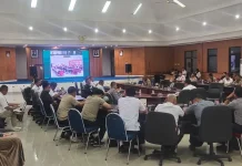 Pemkab Humbahas Hadiri Rakor, Penertiban Pengawasan Angkutan Umum