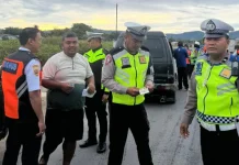 Operasi Gabungan Digelar di Simpang Bypass Tambunan Toba
