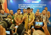 Pemegang Saham Pacu Bank Sumut Capai KBMI II