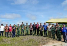 Tim Kemhan RI Tinjau Rencana Lokasi Yonif TP 955/HS di Humbahas