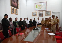Bupati Humbahas Terima Kunjungan Bishop dan Panitia Sinode Agung GKLI