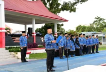 Wabup Tapteng Tekankan Disiplin ASN pada Apel Kesadaran Nasional