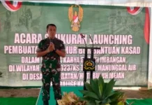 Danrem 023/KS Resmikan Pembangunan 40 Unit Sumur Bor