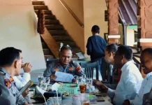 Polres Padangsidimpuan Gelar Rapat Sispam Mako Internal