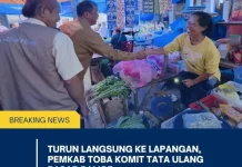 Pemkab Toba Berkomitmen Tata Ulang Pasar Balige