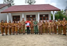 Bupati Humbahas Lakukan Peletakan Batu Pertama Pembangunan KDMP Desa Pansur Batu