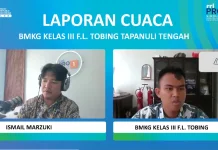 Tapanuli Tengah-Sibolga Diprediksi Hujan
